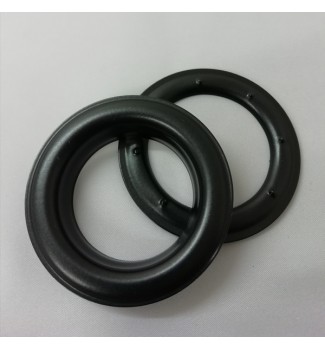 #7.5(25mm) Curtain Eyelet-Grommet & Washer Made of High Quality Brass Color Black Oxide 100 pcs set (1 " inside hole UK-USA Standard)(25 mm inside hole Europe Standard)